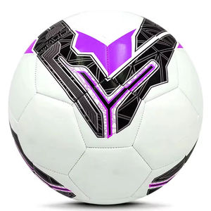 Balón de Fútbol de Cuero PVC de Primera Calidad, Logotipo Personalizado, Termosellado, Tamaño Oficial 5, para Entrenamiento Deportivo en Equipo - Product Image 1