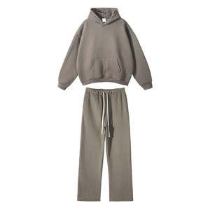 Conjunto Deportivo Informal de Felpa Técnica OEM para Hombre, Traje Deportivo de Alta Calidad para Correr, Conjuntos de Chándal con Logotipo Estampado, Chándal de Poliéster para Hombre - Product Image 1