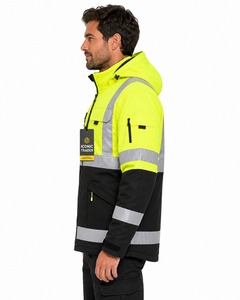 New Arrival Reflective Safety Winter <b>Jacket</b> Waterproof Workwear with OEM ODM Service Safety <b>Jacket</b> for Men and Women's - Product Image 5