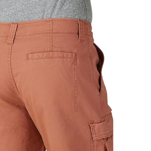 Custom Canvas Material <b>Men</b> Cargo <b>Shorts</b> Six Flap Pockets Tough Heavy Quality Off <b>White</b> Tone Neat Knee Length Cargo <b>Shorts</b> - Product Image 5