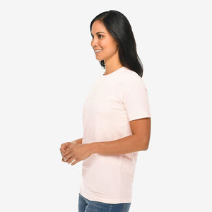 Camiseta Gráfica de Cuello Alto de Fibra de Bambú Ecológica de Corte Regular para Mujer - Camiseta de Verano Holgada de Alta Calidad - Product Image 5
