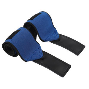 Blue Heavy Duty Weightlifting Wrist Wraps Elastic <b>Gym</b> Wrist Support <b>Straps</b> for Powerlifting Workout Fitness <b>Gym</b> Equipments - Product Image 1