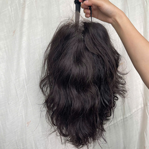 Peluca de Cabello Humano 100% con Cierre de Encaje HD, Parte Media, Ondulada Natural, Sin Pegamento, Pre-Desplumada, para Mujeres - Product Image 4