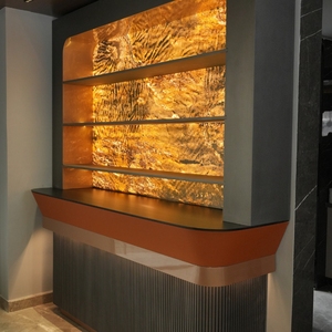 Home <b>bar</b> counter front and back custom size Countertop Premium Adjustable Height <b>Bar</b> Furniture Compartments for Living Room - Product Image 4