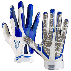 Full Finger Sports Gloves Black White Sublimation Print Non Slip Polyester Unisex All Seasons - Product Image 4