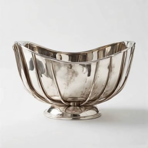 On Sale Modern Handmade Metal Serving Bowl Polished Finish Decorative Design For Food Serving - Product Image 5