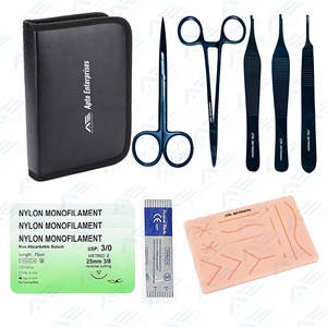 Heridas precortadas para estudiantes de medicina, Kit personalizado de sutura quirúrgico para estudiantes de medicina de alta calidad, instrumentos médicos quirúrgicos - Product Image 1