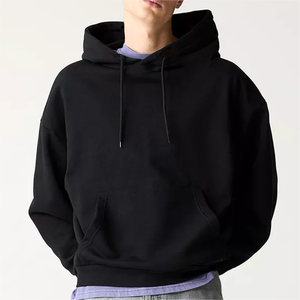 Hoodie Homme Streetwear Entièrement Personnalisé en Usine, Faible MOQ, avec Ourlet Côtelé, Poche, en Polyester Coton, Impression Numérique et Capuche à Cordon - Product Image 1