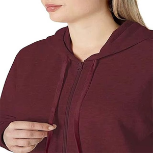Sweat-shirt à capuche basique pour femme, en molleton doux, pour un usage quotidien, tissu respirant, coupe décontractée, confortable, streetwear d'hiver - Product Image 6