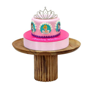 Handmade Eco-Friendly Round Wooden Cake <b>Stand</b> for <b>Cupcake</b> Towers Dessert Displays Weddings & Birthdays - Product Image 3