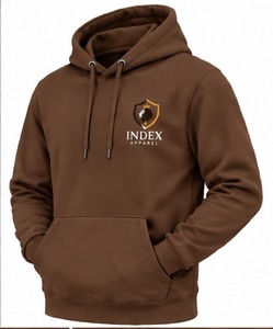 Sudadera con capucha personalizada con cremallera, de forro polar grueso, estilo streetwear oversize, fabricante de chaquetas, corte regular, bolsillo de forro polar - Product Image 3