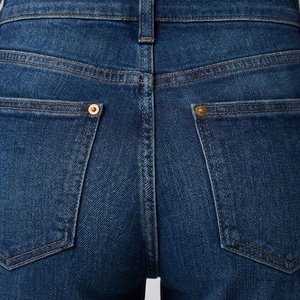 Shorts en jean taille haute pour femmes grandes tailles, coupe skinny décontractée, effet délavé, tendance, sexy, streetwear féminin - Product Image 5