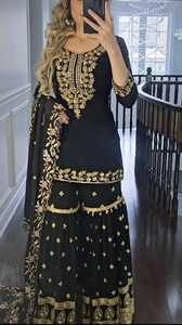 Heavy Embroidered Lehenga Choli Set with <b>Sequins</b> Work Bridal Designer Lehenga with Dupatta Wedding & Party Wear - Product Image 5
