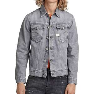 2026 New Fashion Design High Quality Men Canvas Winter Denim <b>Jacket</b> Wholesale Price Custom Made <b>Rhinestone</b> OEM Service - Product Image 2