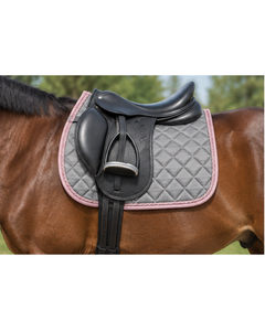 Tapis de selle d'équitation de dressage écologique en tissu compressé rembourré de coton, couleur et logo personnalisables, pour chevaux - Product Image 6