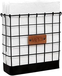 Cesta de servilletas metálica funcional para mesa de comedor, encimera de cocina, restaurante, hotel, organización de pañuelos - Product Image 4