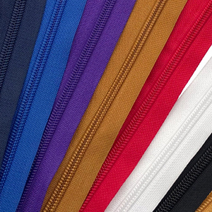 Haute qualité, multicolore # 3 # 5 Fermetures éclair en nylon personnalisées, fermetures éclair en spirale en nylon de couleur personnalisée pour vêtements - Product Image 4