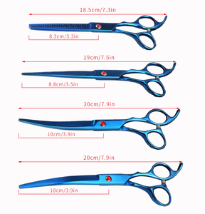 Kingtale 6 in 1 Professional 9CR Stainless Steel Safety Round Tip Dog Scissors for Grooming - Product Image 6