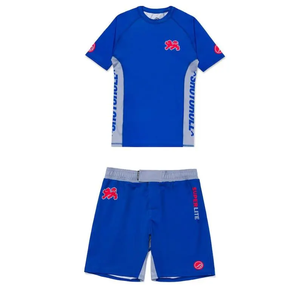เสื้อรัดกล้ามเนื้อผู้ชายแบบสั่งทำพิเศษ คุณภาพสูง สำหรับ BJJ MMA ป้องกันแสงแดด - Product Image 1
