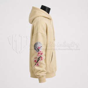 Sudadera con Capucha Personalizada para Hombre, Estilo Urbano, Oversize, con Estampado en las Mangas, Logotipo Personalizado, Fabricante Mayorista - Product Image 4