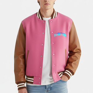 Eco-friendly Breathable Premium Style Durable soft Men Varisty <b>Jacket</b> Good Quality Latest Design All Color Men Varisty <b>Jacket</b> - Product Image 4