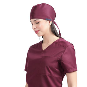 OEM Women Adjustable <b>Scrub</b> <b>Cap</b> Surgical Medical Nurse Hat Breathable Cotton Hospital Headwear Custom Logo <b>Cap</b> Supplier - Product Image 4