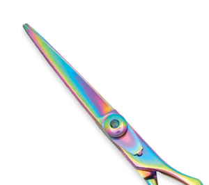 Tijeras de Barbero Profesionales para Diestros, Mango Giratorio para el Pulgar, Hoja Afilada de Acero Inoxidable, Suministros para Salón de Belleza, Grado A+ - Product Image 4