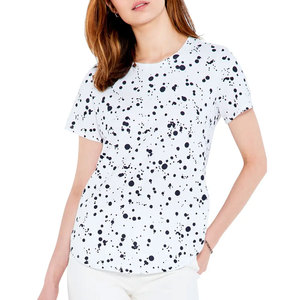 Derniers modèles de t-shirts pour femmes, faible MOQ, vêtements d'été pour femmes, t-shirts personnalisés avec logo pour femmes - Product Image 1