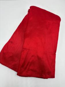 Tissu en soie Dupionne rouge avec texture naturelle et brillance élégante pour robes, saris, kurtis, vestes et décoration intérieure - Product Image 3
