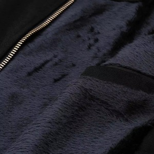 Custom <b>Men's</b> Leather <b>Jacket</b> Canvas Stand Custom Logo Wholesale Price Breathable Windproof Filled Oversize OEM - Product Image 6