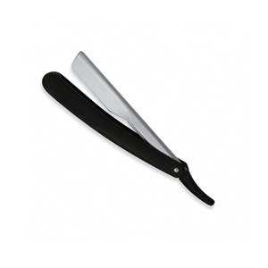 Navaja de Afeitar Recta Personalizada con Mango Negro y Hoja de Acero Inoxidable, Herramienta de Afeitado de Precisión para Hombres, Afeitado en Húmedo, Cuidado de la Barba - Product Image 3