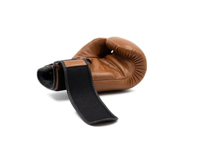 Gants de boxe en cuir personnalisés de qualité supérieure, couleur marron, avec logo, différents coloris, sangles réglables à scratch, Muay Thai - Product Image 5