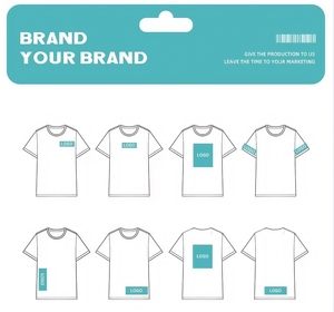 เสื้อยืดผู้ชาย ผ้าฝ้ายออร์แกนิค 100% ถักทอ แอมโมเนีย พิมพ์ลายดิจิตอลสองด้าน ผ้าเปล่า ใส่สบาย ระบายอากาศดี เป็นมิตรกับสิ่งแวดล้อม ลายตัวอักษร - Product Image 4