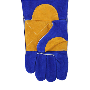 Gants de soudure en cuir de vache véritable de qualité supérieure, résistants aux coupures et à la chaleur, gants de sécurité ignifuges MIG TIG de haute qualité - Product Image 3