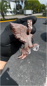 CONCEPTION Colgante Hip Hop Personalizado de Plata 925 Bañada en Oro con Moissanita y Diseño de Águila, Estilo Iced Out, para Fiestas - Product Image 2