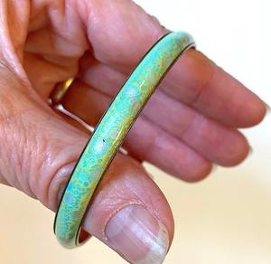 Bracelet de poignet ajustable en cuivre de luxe, gravé à la main, authentique, décoratif, d'inspiration ethnique, cadeau de mode - Product Image 5
