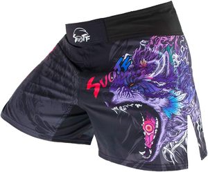 Pantalones Cortos de Lucha MMA 2 en 1 con Sublimación, Forro de Compresión Incorporado, para Grappling, Jiu Jitsu Brasileño, No-Gi - Product Image 4