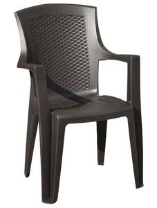 Silla de Plástico Ligera con Acabado Liso y Diseño de Reposabrazos Cómodo para Comedor Familiar y Áreas de Relajación - Product Image 1