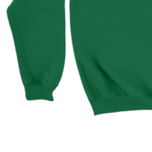 เสื้อสเวตเชิ้ตคอกลมสีเขียวสำหรับผู้ชาย เสื้อสวมหัวลำลองสีพื้น แขนยาว ไม่มีซับใน - Product Image 4