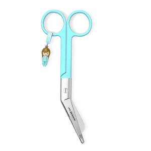 Tijeras de enfermería manuales para zurdos, de acero inoxidable, con punta roma protectora, diseño de margarita, tijeras médicas con certificación CE - Product Image 6