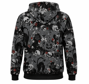 Custom High Quality <b>Halloween</b> Pullover Hoodie Heavyweight Cotton Fleece <b>Sweatshirt</b> Private Label Supplier Wholesale Supply - Product Image 4
