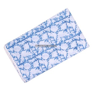 Best 100% Premium Organic Cotton Hand Block Print Azo-<b>Free</b> Handmade Woven Fabric In Multi Colors Dresses Bags Light <b>Weight</b> Girls - Product Image 1