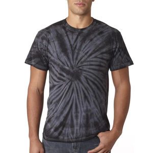 T-shirts Tie-Dye Grande Taille pour Hommes, Tendance 2026, Vente en Gros OEM HSI, Lavage Acide, Impression de Logo Personnalisé, Coton Fabriqué au Pakistan - Product Image 3