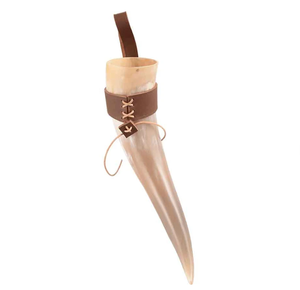 Authentique Corne à Boire Nordique Écologique en Corne de Buffle Polie, Style Viking, pour Bière et Vin, Haute Qualité, Thème Animal, Halloween, Export - Product Image 5