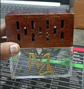 Juego de quemador de incienso Bakhoor de lujo tradicional, soporte de Mukhbar decorativo de madera hecho a mano para difusor de aromaterapia Ramadan Eid - Product Image 6