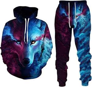 Conjunto Deportivo de Sudadera con Capucha y Pantalones de Chándal para Hombre y Mujer, Sublimación Sólida, 100% Poliéster, Ligero, Invierno, Personalizado - Product Image 6