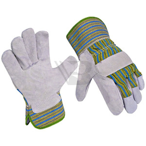 Direct Factory Supplier Wholesale Price Cowhide Leather Men Work Safety <b>Gloves</b> Industrial Construction Safety Driver <b>Gloves</b> - Product Image 2
