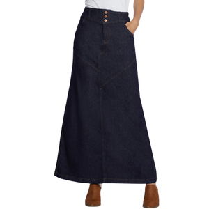 Faldas Vaqueras Casuales de Verano para Mujer, Estilo Vintage, Tela Cómoda, Detalle de Botones, Venta al por Mayor, Personalizable, Muestra Gratuita, Mejor Calidad - Product Image 4