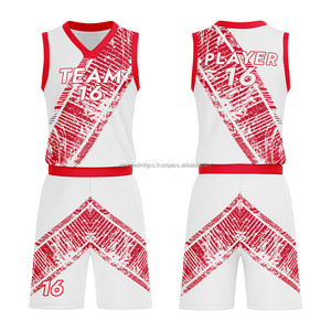 Uniforme de basket-ball de haute qualité Ensemble de maillots sublimés pour hommes avec design personnalisé Tenue de sport d'équipe OEM pour entraînement - Product Image 4