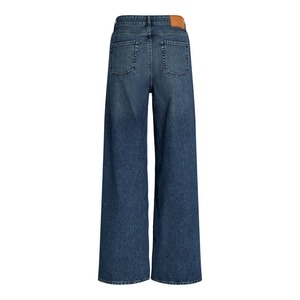 Vaqueros de mezclilla de mujer estilo streetwear, holgados, de tiro medio, rasgados, de pierna ancha, con lavado efecto nieve, de color liso, para invierno, informales, de corte oversize, estilo hip hop - Product Image 4